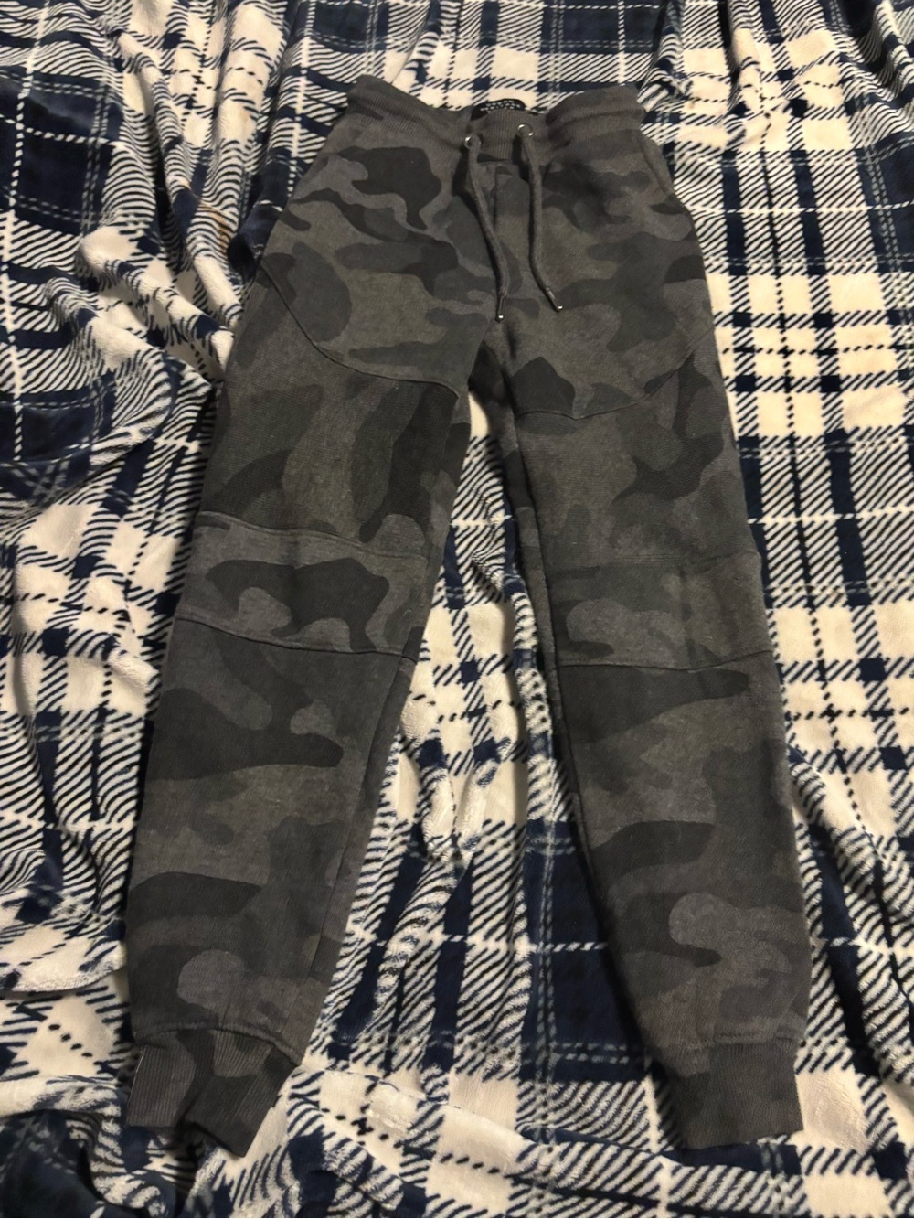 Urban Heritage Boys Gray Camo Joggers